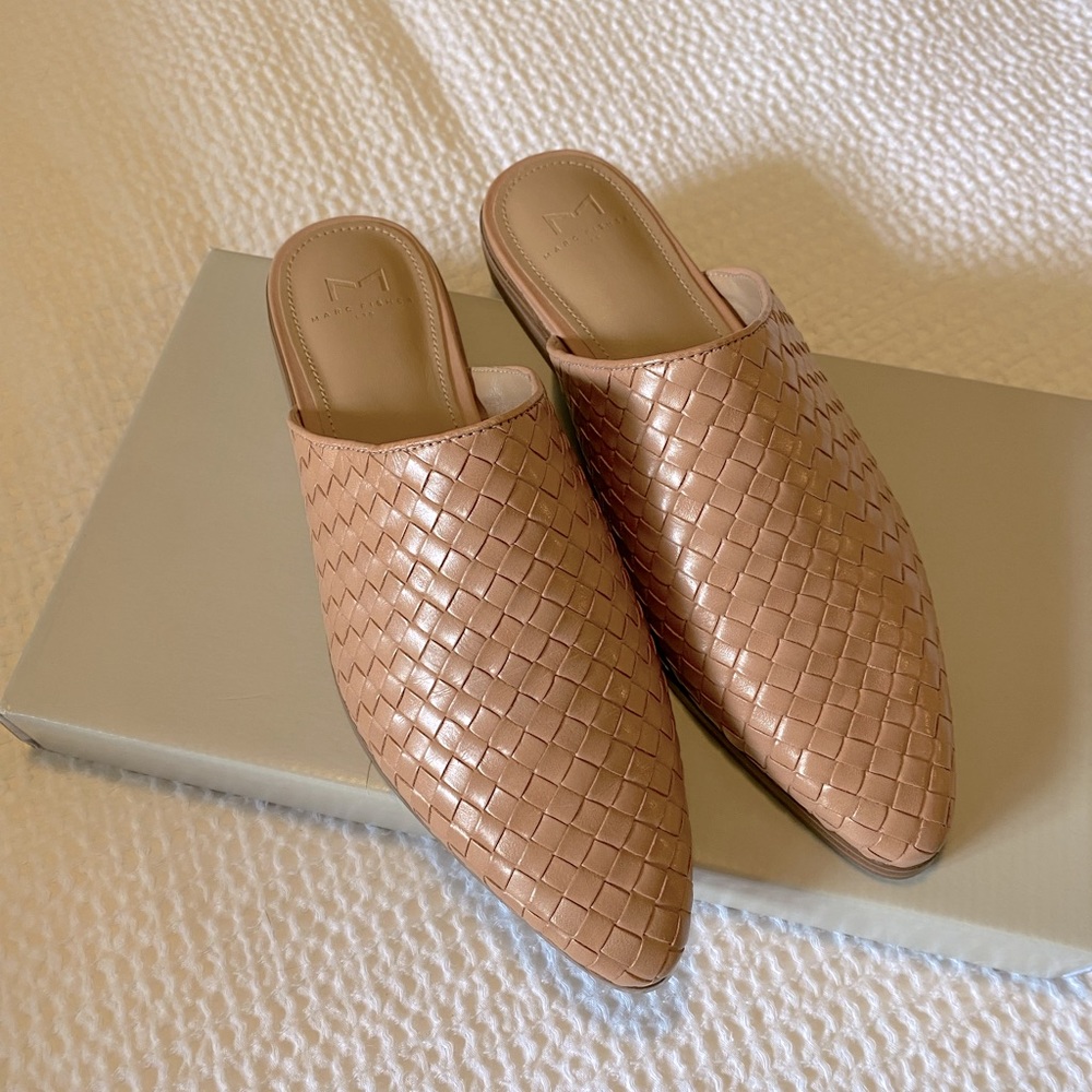 Natural leather mule - Marc Fisher